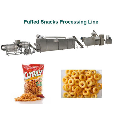 Los snacks soplaron máquina del extrusor de los bocados del maíz