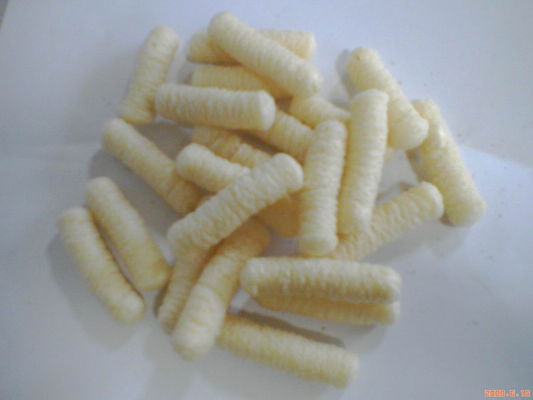 Materiales curruscantes del acero inoxidable del extrusor del arroz de la soja del tornillo del gemelo de la máquina del bocado del soplo del maíz