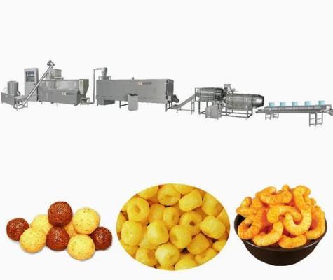 Máquina soplada del bocado del soplo del anillo de cebolla del maíz, máquina del extrusor de los snacks