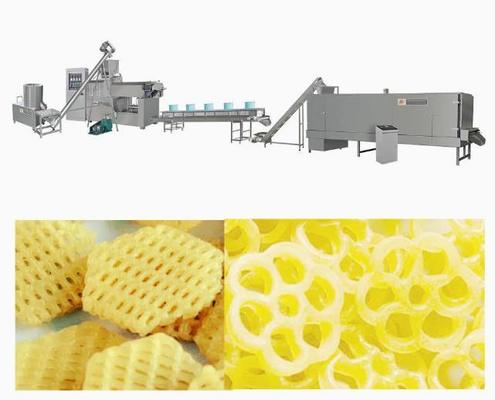 La comida soplada automática que hacía la máquina/la máquina que abultaba del cereal/sopló máquina del extrusor del bocado