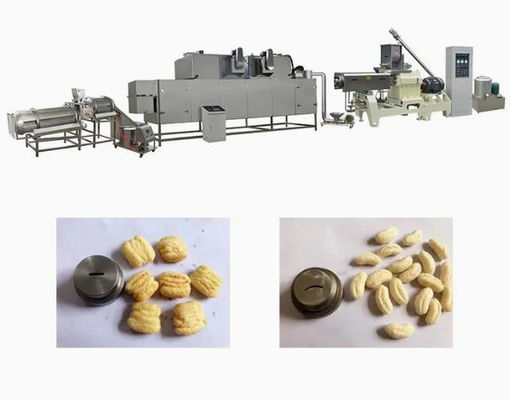 Directamente máquina del extrusor del soplo con base - llenando, máquina del extrusor de los snacks