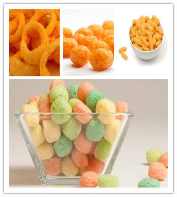 Comida soplada automática que hace la máquina