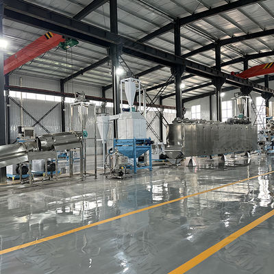 Protuberancia 90kw que seca la línea de transformación que condimenta para la nutrición del perro