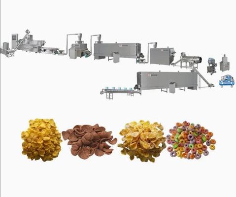 Máquina del extrusor del soplo del arroz del trigo de la avena equipada de la empaquetadora