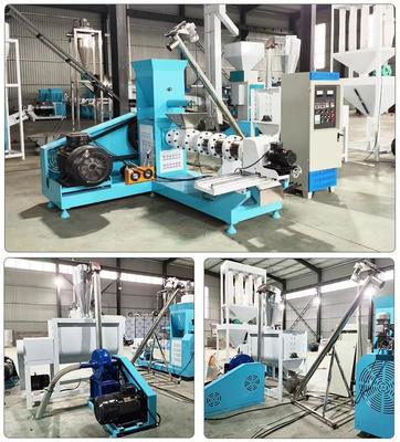 Máquina extrusora de alimento para peces y mascotas con certificado CE, equipo automático de extrusión de alimento para animales