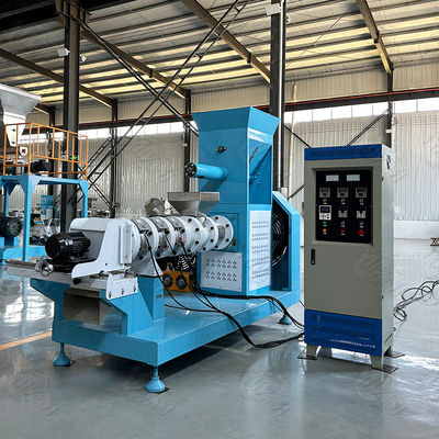 Maquinaria duradera para alimentos para perros, Máquina extrusora de alimentos para peces de acero inoxidable