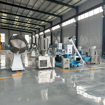 Maquinaria duradera para alimentos para perros, Máquina extrusora de alimentos para peces de acero inoxidable