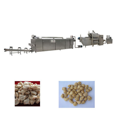 Máquina del extrusor de la comida de la histona de la soja del acero inoxidable, línea gemela del extrusor de tornillo