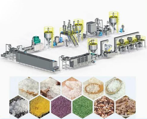 Línea de extrudado de la comida del CE del extrusor de la máquina del polvo estándar de la nutrición