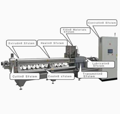Máquina del extrusor de la comida del polvo/cadena de producción alimenticias sanas