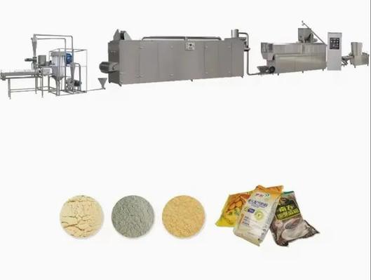 línea de transformación del polvo del grano de la nutrición línea/máquina de la transformación de los alimentos del cereal del bebé del polvo del arroz de la nutrición