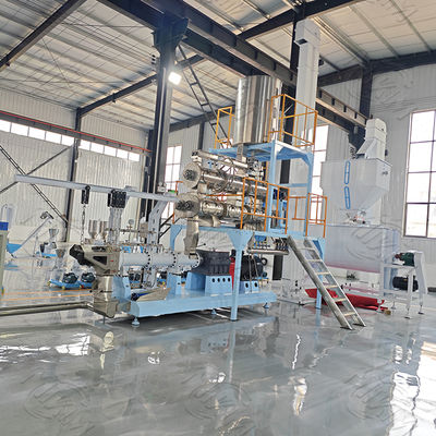 La máquina del extrusor de la comida de pescados del animal doméstico del motor alemán/la línea de transformación secas con CE aprobó
