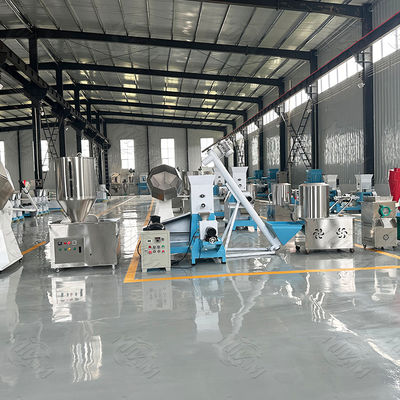 asador de la comida de perro de 5300 de x 1100 x de 2300m m/máquina del extrusor del alimento para animales con el CE certificado