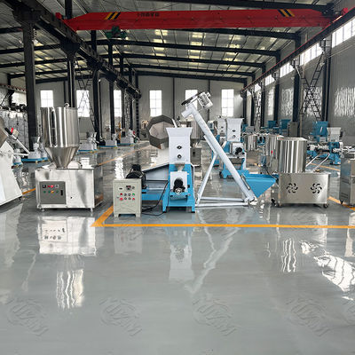 Máquina de procesamiento de alimentos para animales secos en pellets de acero inoxidable 304 de 100-150 kg/h