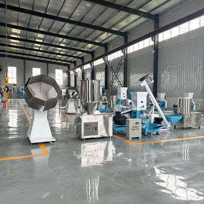 Máquina de procesamiento de alimentos para animales secos en pellets de acero inoxidable 304 de 100-150 kg/h