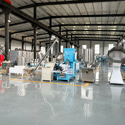 Máquina extrusora de procesamiento de producción para la fabricación de alimentos para mascotas, peces, bagres flotantes, molino de prensa