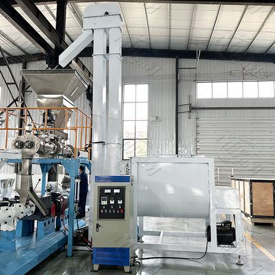 Línea de producción de alimentos para mascotas de alta tecnología de 150 kg / hora automática para alimentos secos para mascotas