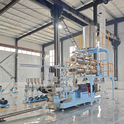 Perro/gato/pájaro/pescados/alimento para animales que hace la máquina - cadena de producción de la alimentación del animal doméstico de China con garantía de tres años del motor de WEG