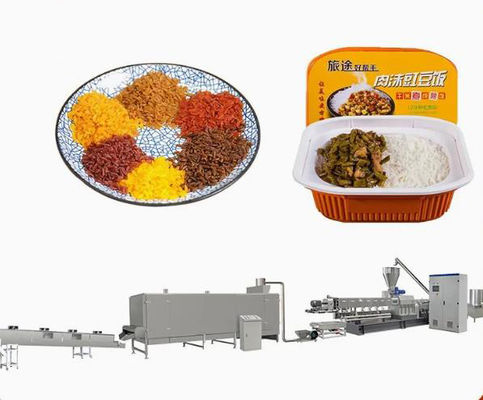 Línea de extrudado de la máquina del extrusor de los snacks/del arroz artificial con CE