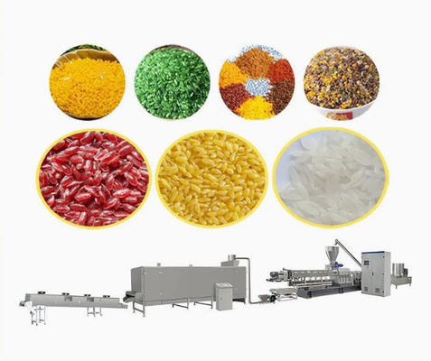 Línea de extrudado de la máquina del extrusor de los snacks/del arroz artificial con CE