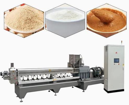 Máquina gemela del extrusor de la comida del tornillo, cadena de producción modificada del almidón