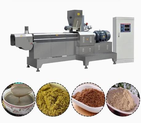 Máquina completamente automática del extrusor de la comida del polvo de bebé, máquina del extrusor del maíz