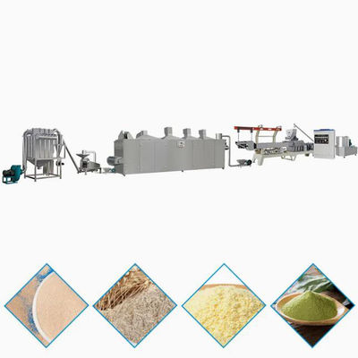 Extrudado pre - máquina gelatinizada del extrusor de la comida infantil para el polvo de la nutrición