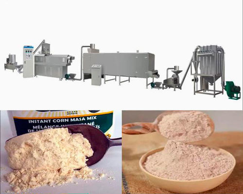 Línea alimenticia sacada de la transformación de los alimentos de la harina del polvo de bebé del arroz