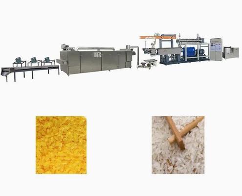 Máquina del extrusor de la comida/cadena de producción alimenticia artificial auto completa del arroz