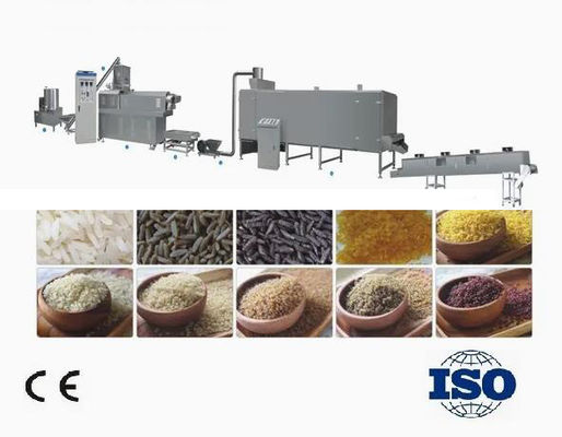 Máquina del extrusor de la comida/cadena de producción alimenticia artificial auto completa del arroz