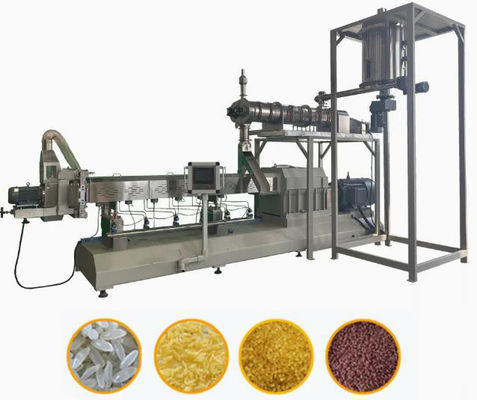 Máquina del extrusor de la comida/cadena de producción alimenticia artificial auto completa del arroz