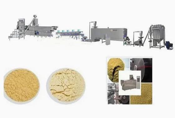 Material automático del acero inoxidable de la alta producción con diversas formas de la línea sacada de la protuberancia del tornillo del gemelo de la comida