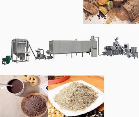Máquina de extrusión de alimentos de acero inoxidable / equipo con extrusora de dos tornillos