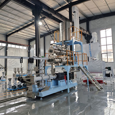 Equipo seco del extrusor del alimento para animales del tornillo del gemelo del acero inoxidable para el perro, pájaros