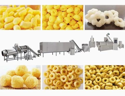 Los microprocesadores curruscantes/tornillo/Shell del bocado/frieron la máquina del extrusor del bocado de las pelotillas