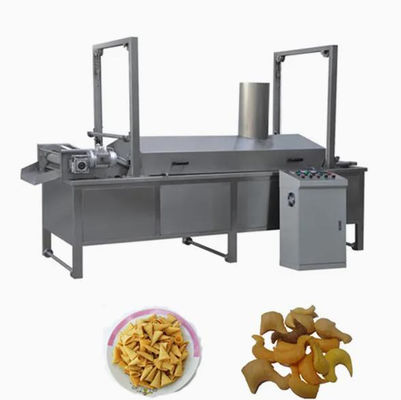 Cadena de producción frita automática completa de máquina del extrusor de la comida de bocados de la pelotilla de 3D Papad