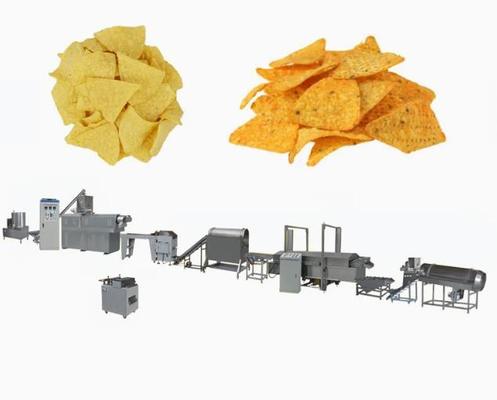 Máquina doble del extrusor del bocado del tornillo, línea automática de la producción alimentaria de la pelotilla