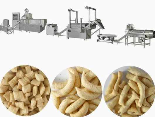 Galleta automática de los bocados de la pelotilla 3d que hace la cadena de producción de máquina