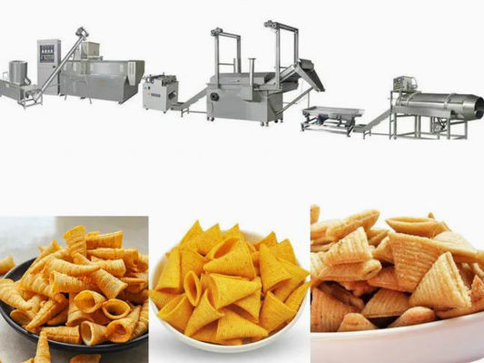 Los bugles fritos sacados de la harina del bocado 3D saltan la fabricación de la máquina 50HZ