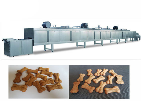 Diversa máquina de la preparación de galletas del perro de la capacidad del precio bajo, línea de transformación del alimento para animales
