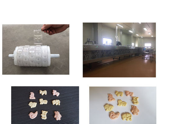 La máquina de la preparación de galletas del perro de la vida completa, acaricia el equipo de la comida de perro del cuidado dental