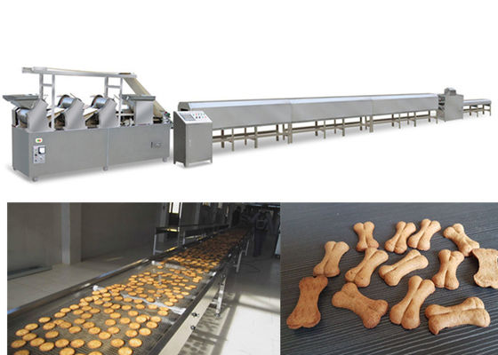 Equipo de fabricación crujiente de la comida de perro del cuidado dental para hacer la galleta del animal doméstico