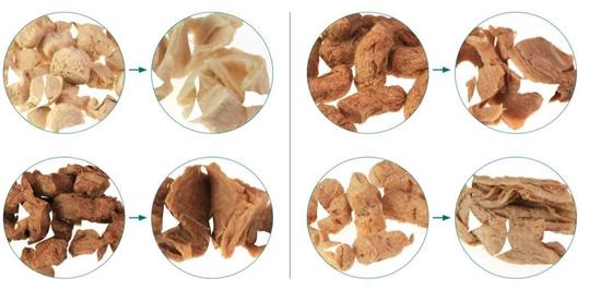 Máquina 120kg/h, 500kg/h, 1ton/h del extrusor de la soja de los cereales de desayuno