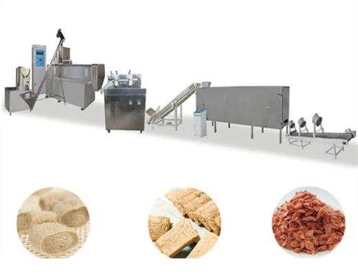 Máquina ahorro de energía del extrusor de la soja, equipo de la transformación de los alimentos de las pepitas de la soja