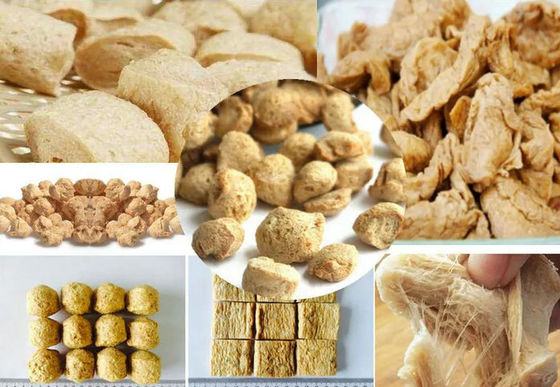 Máquina ahorro de energía del extrusor de la soja, equipo de la transformación de los alimentos de las pepitas de la soja
