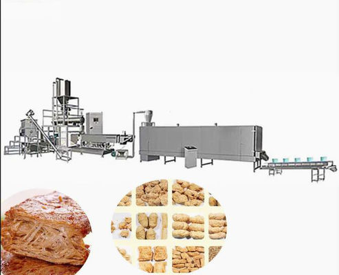 Equipo vegetariano texturizado del extrusor de la máquina del extrusor de la soja/del bocado del soplo