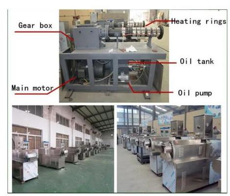 Máquina del extrusor de la soja del acero inoxidable para la proteína aislada soja