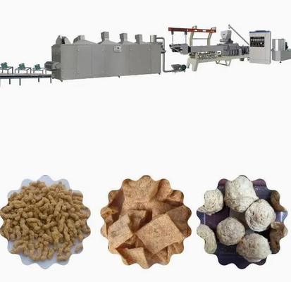 Línea de proceso de máquina extrusora de soya texturizada con 150 kg por hora