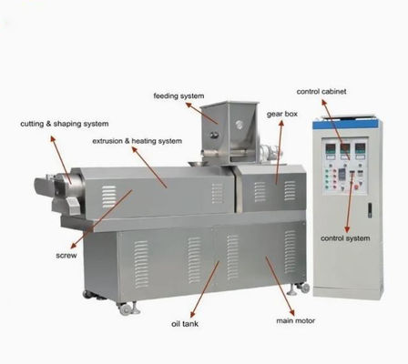 Línea de proceso de máquina extrusora de soya texturizada con 150 kg por hora