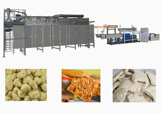 Máquina extrusora automática de soja de acero inoxidable para la extrusión de proteína vegetal